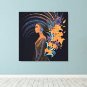 KRACHT VAN SCHOONHEID #5 CANVAS AFDRUK (Insitu (Houten vloer))