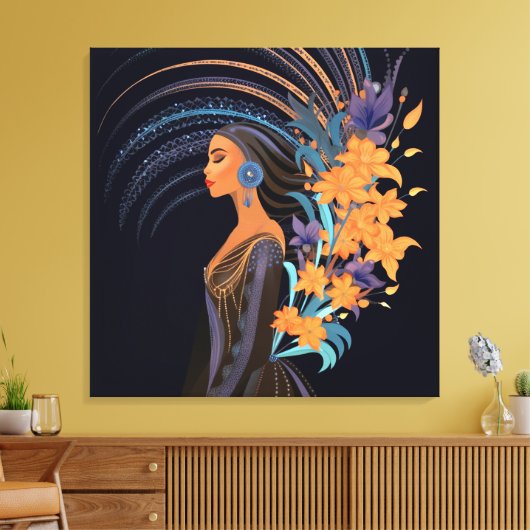 KRACHT VAN SCHOONHEID #5 CANVAS AFDRUK (Insitu (Woonkamer))