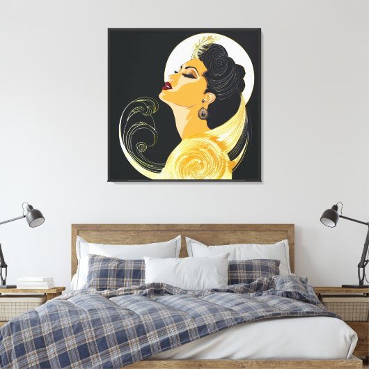 KRACHT VAN SCHOONHEID #6 CANVAS AFDRUK (Insitu (Slaapkamer))