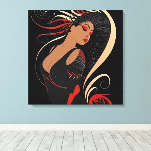 KRACHT VAN SCHOONHEID #7 CANVAS AFDRUK (Insitu (Houten vloer))