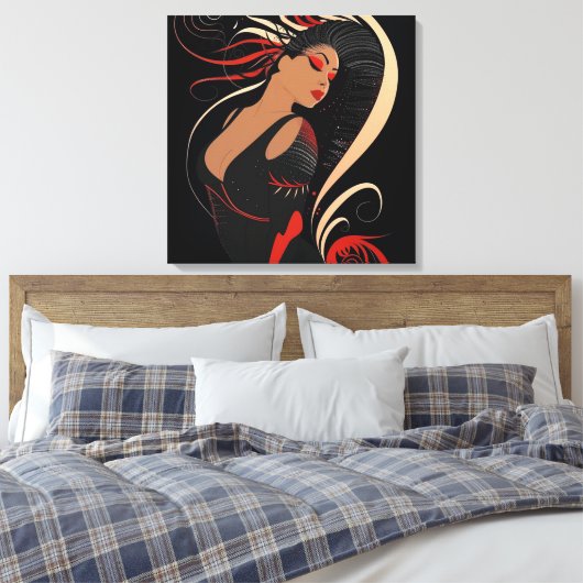 KRACHT VAN SCHOONHEID #7 CANVAS AFDRUK (Insitu (Slaapkamer))