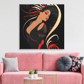 KRACHT VAN SCHOONHEID #7 CANVAS AFDRUK (Insitu (Woonkamer))