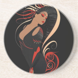 KRACHT VAN SCHOONHEID #7 ZANDSTEEN ONDERZETTER