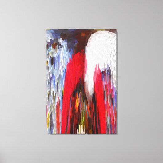 Kracht van sneeuwkunst canvas afdruk (Voorkant)