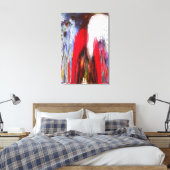 Kracht van sneeuwkunst canvas afdruk (Insitu (Slaapkamer))