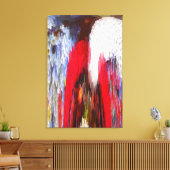 Kracht van sneeuwkunst canvas afdruk (Insitu (Woonkamer))