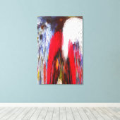Kracht van sneeuwkunst canvas afdruk (Insitu (Houten vloer))
