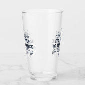 Kracht van Stilte - Inspirerend Quote Glas (Links)