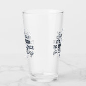 Kracht van Stilte - Inspirerend Quote Glas (Rechts)