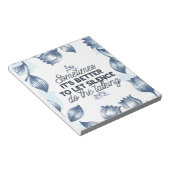 Kracht van Stilte - Inspirerend Quote Notitieblok (Schuin)