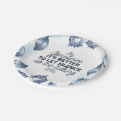 Kracht van Stilte - Inspirerend Quote Papieren Bordje (Gekanteld)