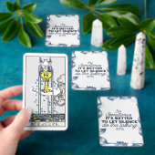 Kracht van Stilte - Inspirerend Quote Pokerkaarten (Insitu)