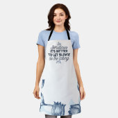 Kracht van Stilte - Inspirerend Quote Schort (Gedragen)