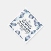 Kracht van Stilte - Inspirerend Quote Servet (Hoek)