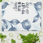 Kracht van Stilte - Inspirerend Quote Theedoek (Gevouwen)