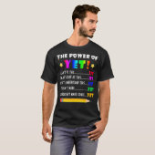 Kracht van toch Inspirerend groeidemper T-shirt (Voorkant volledig)