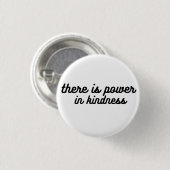 Kracht van Vriendelijkheid Ronde Button 3,2 Cm (Voorkant /achterkant)