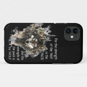 Kracht van Wolf Pack Family Quote Aanpassen Case-Mate iPhone Case (Achterkant (horizontaal))