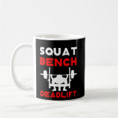 Kracht vierkant bank Deadlift Gewicht Koffiemok (Links)
