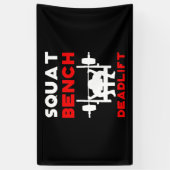 Kracht vierkant bank Deadlift Gewicht Spandoek (Verticaal)