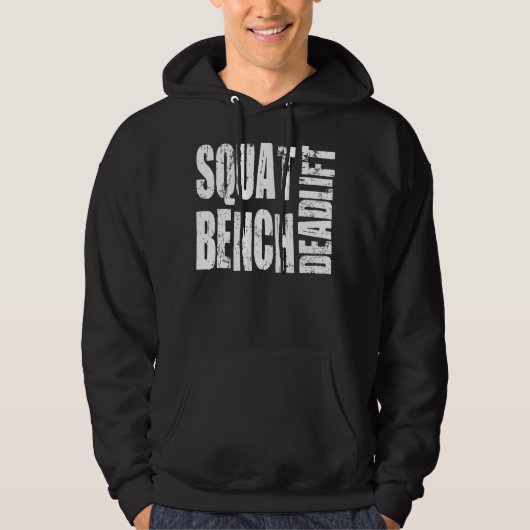 Kracht - Vierkant, bank, draagtas Hoodie (Voorkant)