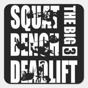 Kracht - Vierkant, bank, draagtas Vierkante Sticker