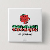 Kracht! Vierkante Button 5,1 Cm (Voorkant)