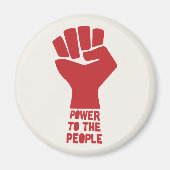 Kracht voor het volk magneet (Voorkant)