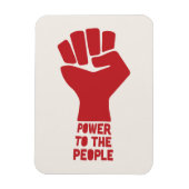 Kracht voor het volk magneet (Verticaal)