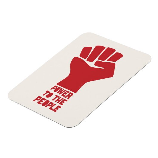 Kracht voor het volk magneet (Linkerzijde)