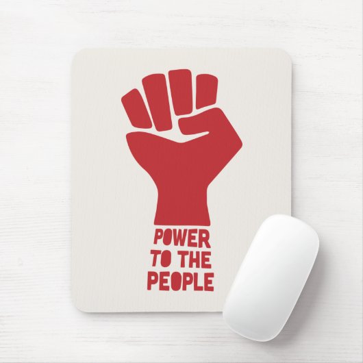 Kracht voor het volk muismat (Met muis)