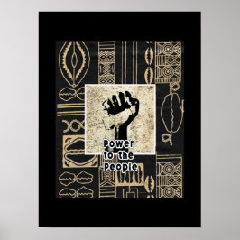 Kracht voor het volk poster