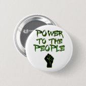Kracht voor het volk! ronde button 5,7 cm (Voorkant /achterkant)