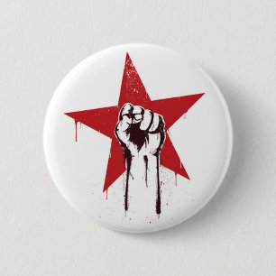 Kracht voor het volk ronde button 5,7 cm
