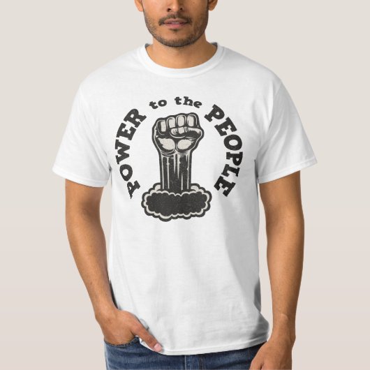 Kracht voor het volk t-shirt (Voorkant)