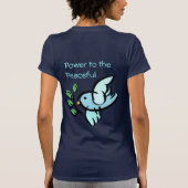 Kracht voor het vreedzame t-shirt (Achterkant)