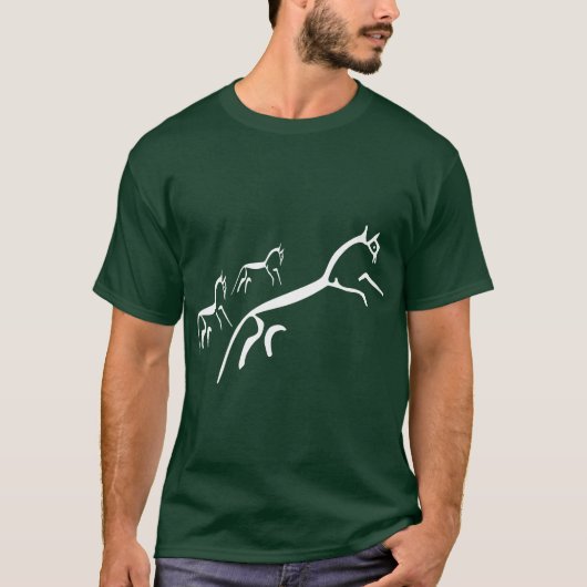 Kracht voor oudere paarden - Gepersonaliseerd T-shirt (Voorkant)