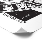 Kracht voor vreedzame poster (Hoek)