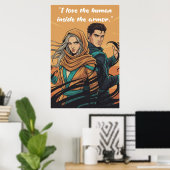 Krachteloze Boek Citaat Poster (Thuiskantoor)