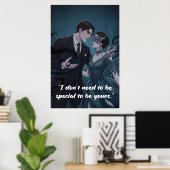 Krachteloze Boek Citaat Poster (Thuiskantoor)