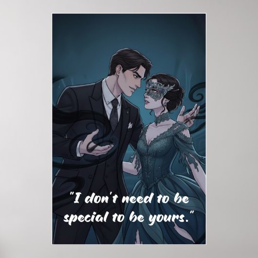Krachteloze Boek Citaat Poster (Voorkant)