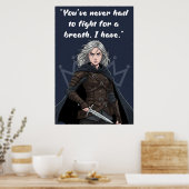 Krachteloze Boek Citaten Poster (Keuken)