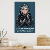 Krachteloze Boek Citaten Poster (Keuken)