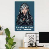 Krachteloze Boek Citaten Poster (Thuiskantoor)