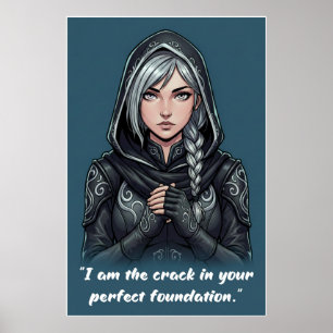 Krachteloze Boek Citaten Poster