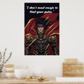 Krachteloze Boek Citaten Poster (Keuken)