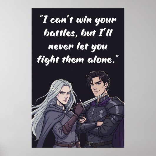 Krachteloze Quote Poster (Voorkant)