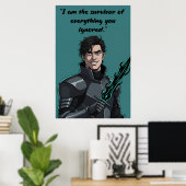 Krachteloze Quote Poster (Thuiskantoor)