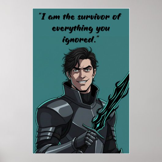 Krachteloze Quote Poster (Voorkant)