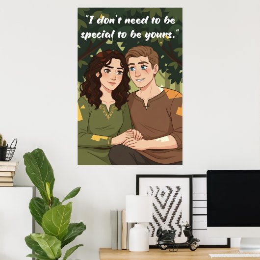 Krachteloze Quote Poster (Thuiskantoor)